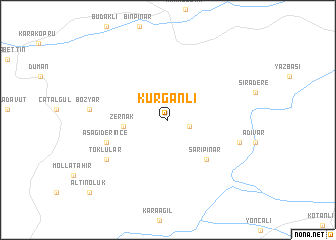 map of Kurganlı