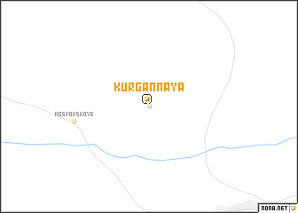 map of Kurgannaya