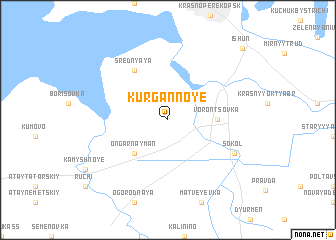 map of Kurgannoye