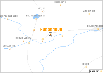 map of Kurganova