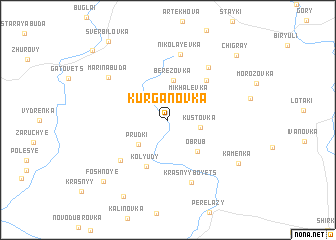 map of Kurganovka