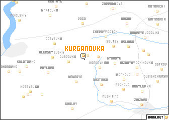 map of Kurganovka