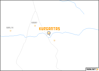 map of Kurgantas