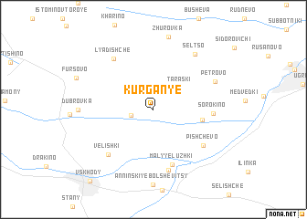 map of Kurgan\