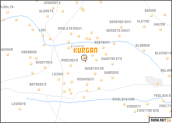 map of Kurgan