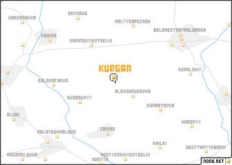 map of Kurgan