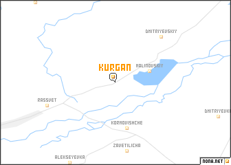 map of Kurgan