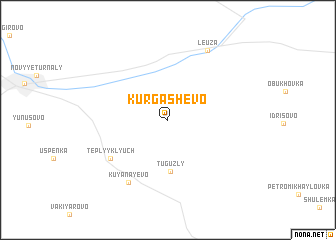 map of Kurgashevo