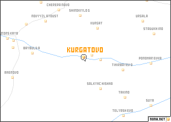 map of Kurgatovo