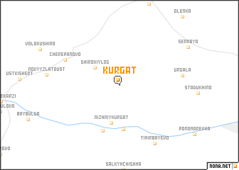 map of Kurgat