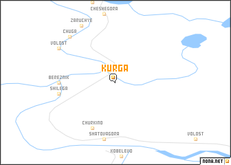 map of Kurga