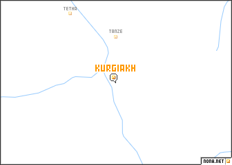 map of Kurgiākh