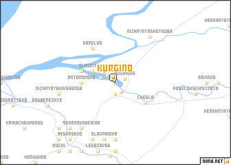 map of Kurgino