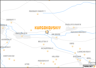 map of Kurgokovskiy