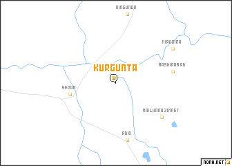 map of Kurgunta
