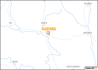 map of Kurhād