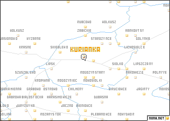 map of Kurianka