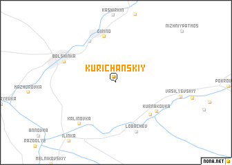 map of Kurichanskiy