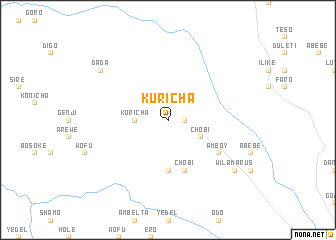 map of Kʼurīcha