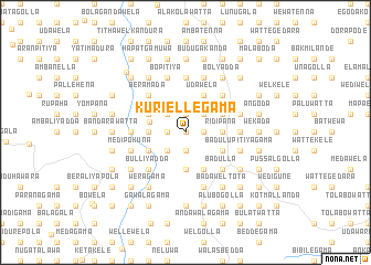 map of Kuriellegama