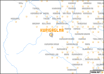 map of Kurigaglma