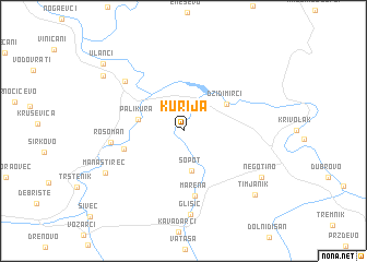 map of Kurija