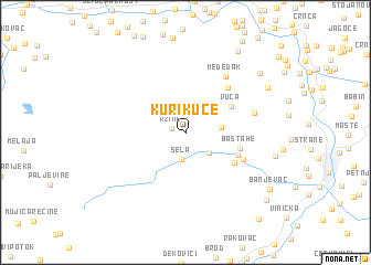 map of Kurikuće