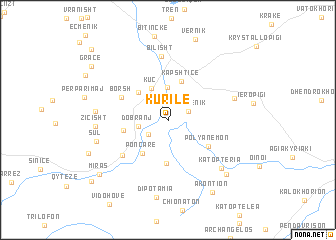 map of Kurilë