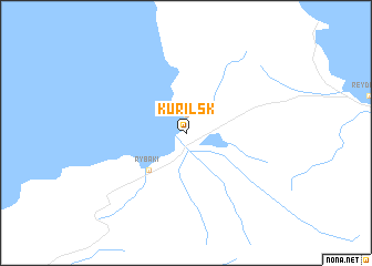 map of Kuril\