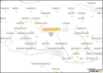 map of Kurimany