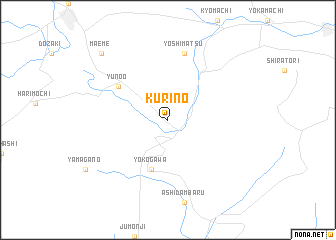 map of Kurino