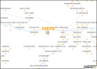 map of Kurino