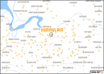 map of Kurinulain