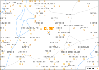 map of Kūrīn