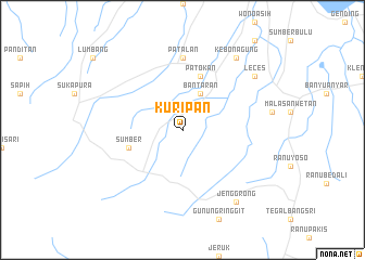 map of Kuripan