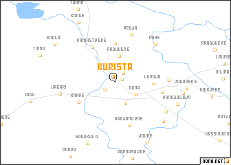 map of Kurista