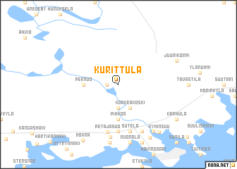 map of Kurittula