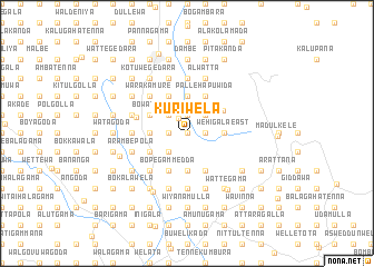 map of Kuriwela