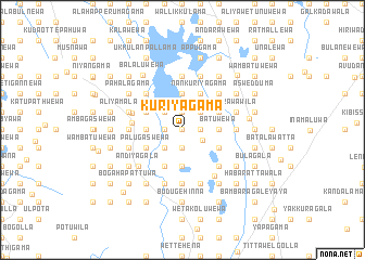 map of Kuriyagama