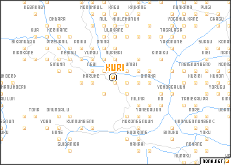 map of Kuri