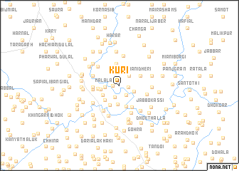 map of Kuri