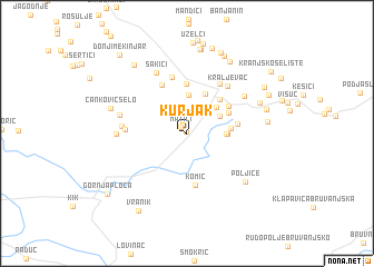 map of Kurjak