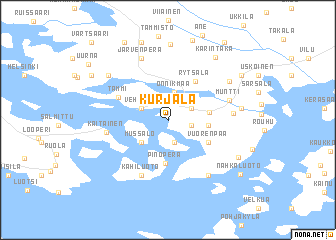 map of Kurjala