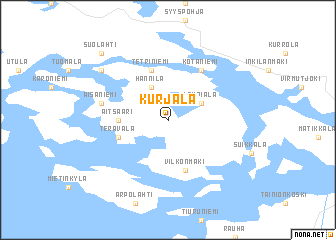 map of Kurjala