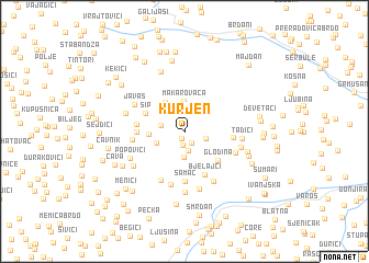 map of Kurjen