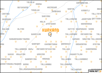 map of Kūrkand