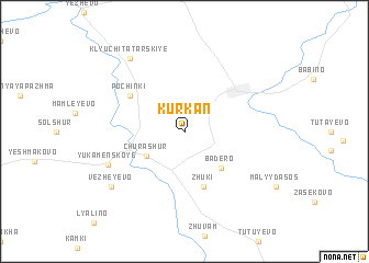 map of Kurkan