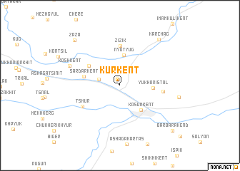 map of Kurkent