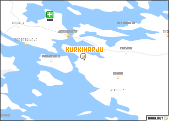 map of Kurkiharju