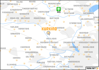 map of Kurkino
